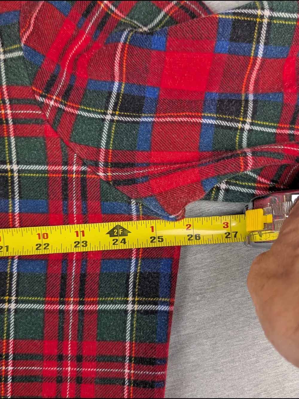 Polo Ralph Lauren Tartan Buffalo‎ Check Plaid Crewneck Sweatshirt Men XL